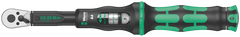 Динамометрический ключ с трещоткой и реверсом Wera Click-Torque A 6, 05075605001 (2,5-25Nm)