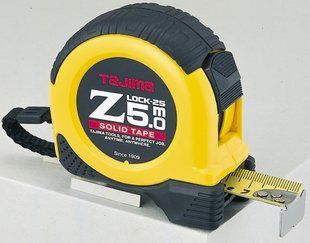 Рулетка строительная усиленная TAJIMA Z-Lock, Z5L50MY - 5м&times;25мм