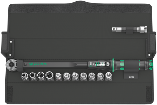 Динамометрический ключ, 40-200 Nm, с насадками Click-Torque C 3 Set 1, 05075680001