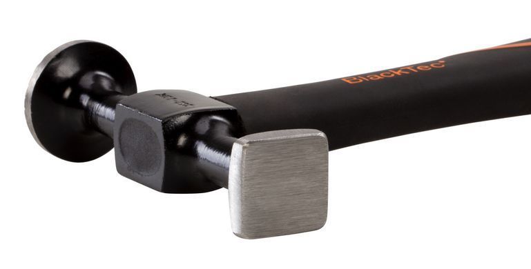 Молоток рихтувальний PICARD №252/22 K FS BlackTec&reg;, бойок з насічкою плоский прямокутний/круглий 460 гр, 2522230