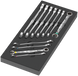 Ложемент укомплектований ріжково-накидними ключами з тріскачкою JOKER 6000, WERA 9730, 11 предметів,