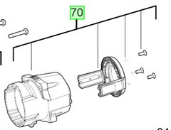 Корпус редуктора /Milwaukee M18 FMTIW2P12