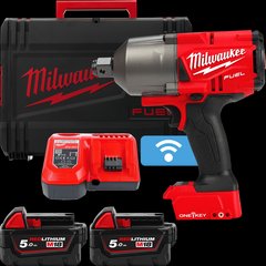 Гайкокрут високомоментний MILWAUKEE 3/4 дюйма(2034Нм) M18 FUEL ONEFHIWF34-502X ONE-KEY , (+ заряд.пр