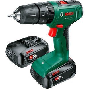 Шуруповерт-дрель акумуляторний Bosch EasyImpact 18V-40 18В 2х2Ач 20&middot;38Нм 0-430&middot;0-1630об/мин кейс ЗП 1.4кг