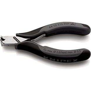 Кусачки торцевые для электроники KNIPEX 64 12 115 ESD