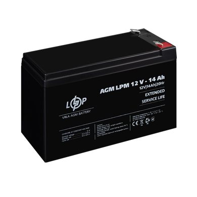 Акумулятор AGM LPM 12V - 14 Ah