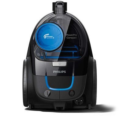 Пилосос Philips контейнерний PowerPro Compact, 900Вт, конт пыль -1,5л, НЕРА13, черный