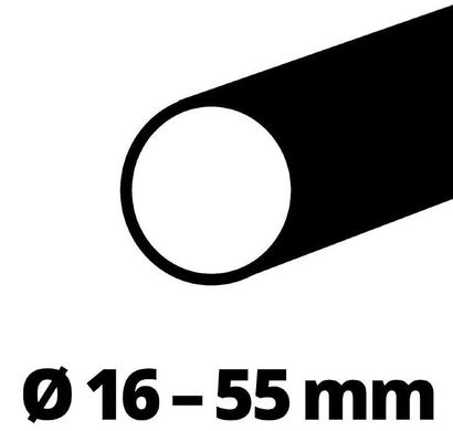 Einhell Пристрій для прочищення труб TE-DA 18/760 Li - Solo акум., PXC, 18В, 560 об/хв, трос 7.6 м, d7мм, 16-55 мм