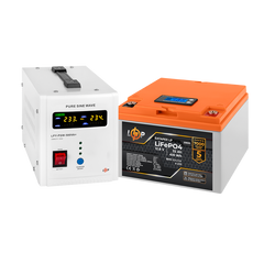 Комплект резервного питания LP (LogicPower) ИБП + литиевая (LiFePO4) батарея (UPS В500+ АКБ LiFePO4 410W)