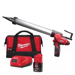 Клейовий пістолет MILWAUKEE M12 PCG/400A-201B (Li-Ion2Ач) 4933441665