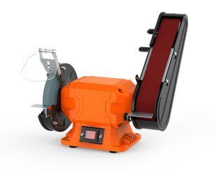 GTM Точило 150мм 190Вт 230В NBG150/50F 150*20*12.7 Шлифлента 50*686