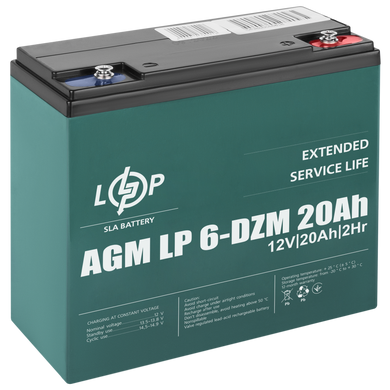Тяговый свинцово-кислотный аккумулятор LP 6-DZM-20 Ah