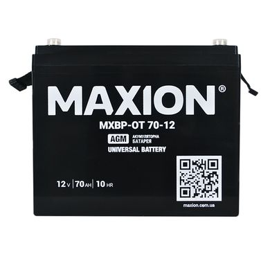 Аккумулятор промышленный MAXION MXBP OT 12 – 70 (12V, 70Ah)