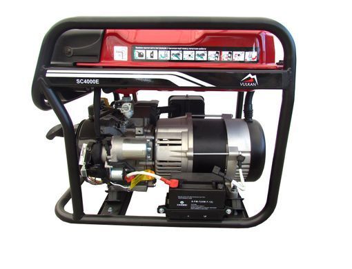 VULKAN Генераторна установка SC4000E-II 1ф 3,2кВт, ел. старт, бак-15л