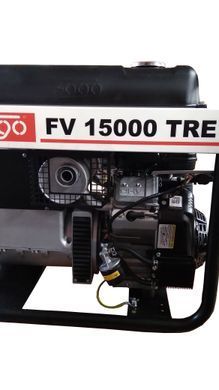 FOGO Генераторна установка FV15000TRE макс. потужн. 3ф-14,5кВА/1ф-7,0кВт, двиг. B&S, бак 45л, ел. старт