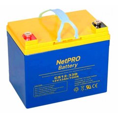 Акумулятор NetPRO CS 12-33D (12V/33Ah)