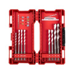 Універсальні свердла Multi Material Shockwave діам. 4 ÷ 10 мм Milwaukee 4932471113, хвостовик 1/4"