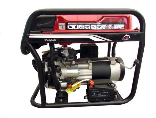 VULKAN Генераторна установка SC3250E-II 1ф 2,8кВт, ел. старт, бак-15л