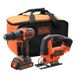 Набір із двох інструментів BLACK+DECKER BCK22S1S