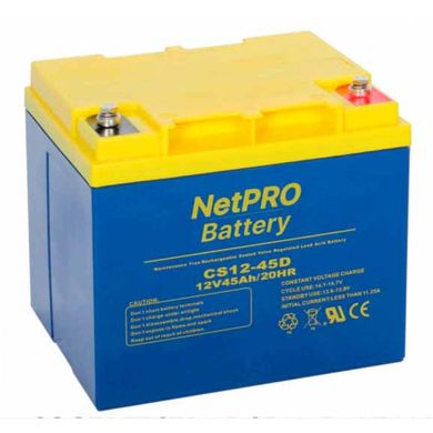 Акумулятор NetPRO CS 12-45D (12V/45Ah)