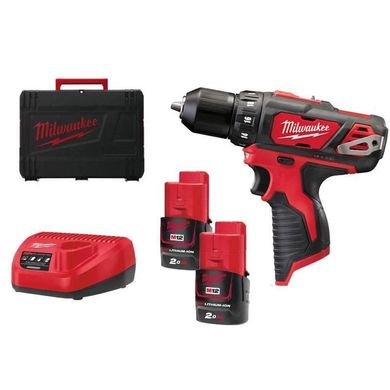 Дрель-шуруповерт Milwaukee M12 BDD-202C Lі-Іon (4933441915)