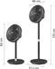 Вентилятор Philips напольный Series 3000, 40см, 48Вт, управление через смартфон, регулировка высоты, черный