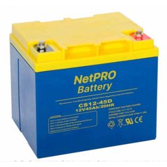 Акумулятор NetPRO CS 12-45D NEW (12V/45Ah)