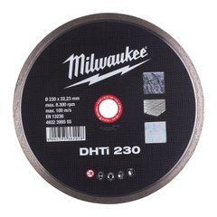 Диск алмазний для керамічної плитки MILWAUKEE DHTI 230, 230мм