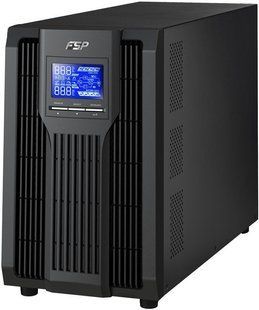 Джерело безперебійного живлення FSP Champ 3K, 3000VA/2700W, LCD, USB, 4xSchuko