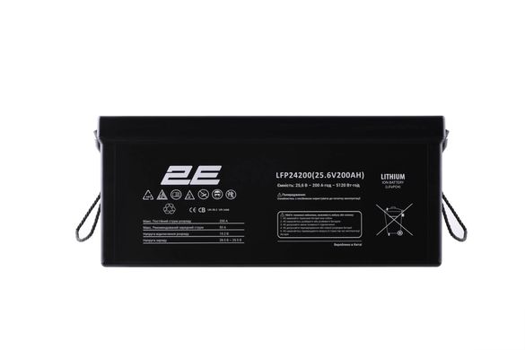 2E Акумуляторна батарея LFP24200 24V/200Ah LCD 8S