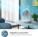 Вентилятор Philips настольный Series 2000, 22см, 24Вт, таймер, поворот 180, белый