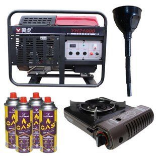 Бензиновый генератор EF&nbsp;Power YH21000 + газовая плитка Orcamp CK-505 + 4 газовых картриджа 400 мл