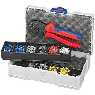 Набор наконечников кабельних для опрессовки KNIPEX 97 90 23, (1200шт)
