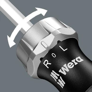 Ручка-битодержатель с трещоткой и магазином для битов WERA KRAFTFORM KOMPAKT 27 RA 1 SB, 05073660001