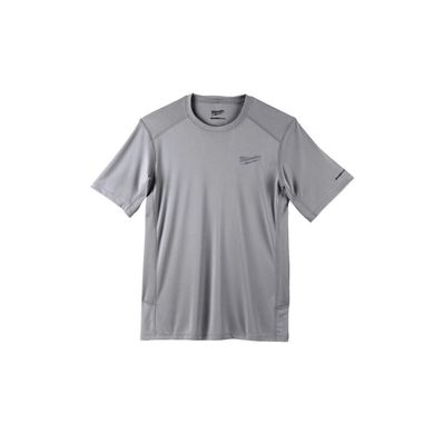 Тепла сорочка з короткими рукавами Milwaukee сіра WWSSG-S 4933478194