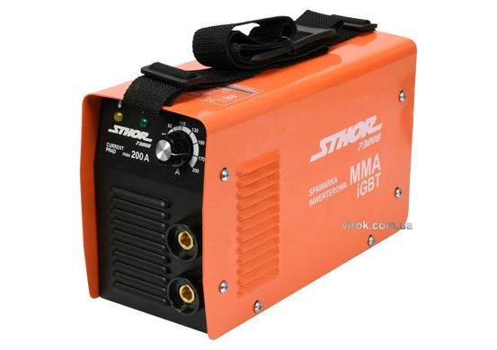 Сварочный аппарат инверторный сетевой STHOR: 230 В, 50 Гц, 200 А, электрод Ø= 1-6 мм, ММА, IGBT