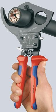 Ножницы для резки кабелей (по принципу трещотки) KNIPEX 95 31 280