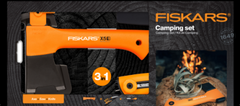 Подарочный набор Fiskars (Топор XXS X5 1015617 + нож + пила) 1057912