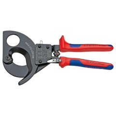 Ножиці для різання кабелів (за принципом тріскачки) KNIPEX 95 31 280