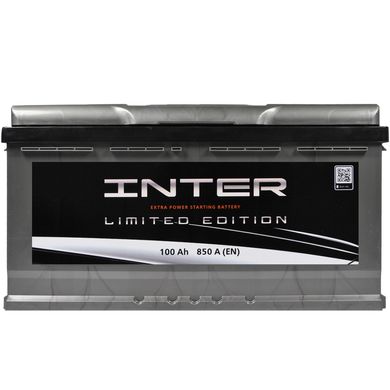 Автомобільний акумулятор INTER limited edition 100Ah 850A R+ (L5)