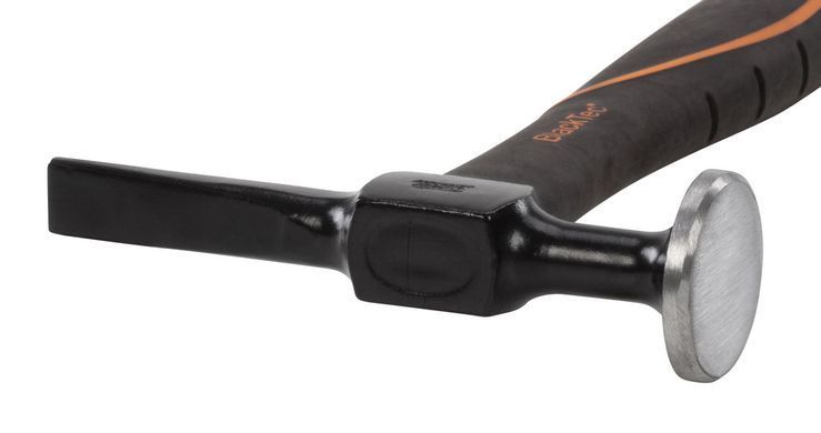 Молоток рихтовочный PICARD №252/52 FS BlackTec&reg;, боек плоский круглый/длинный клиновидный 448 гр, 2525220