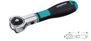 Whirlpower Трещітка шарнірна 1/2" 72 зуба 168мм