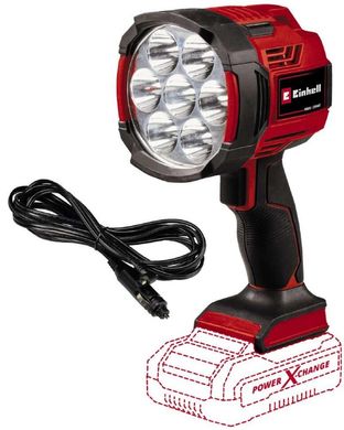 Einhell Фонарь TE-CL 18/2500 LiAC - Solo акум., PXC, 2500 лм, 18В, 6500 К, 7 LED, 18/12В, 0.6 кг (без АКБ и ЗП)