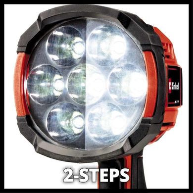 Einhell Ліхтар TE-CL 18/2500 LiAC - Solo акум., PXC, 2500 лм, 18В, 6500 К, 7 LED, 18/12В, 0.6 кг (без АКБ і ЗП)