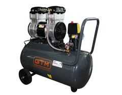 GTM Компрессор рес-50л 210л/ мин 1,8кВт 8бар 220В 2 цилиндра безмасляный
