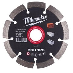 Диск алмазний MILWAUKEE DSU 125, O125мм