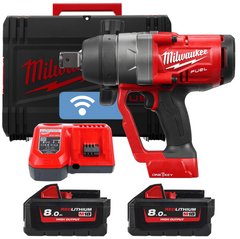 Гайкокрут високомоментний акумуляторний MILWAUKEE 1"(2400 Нм) M18 FUEL з фіксацією кільцем ONE-KEY (