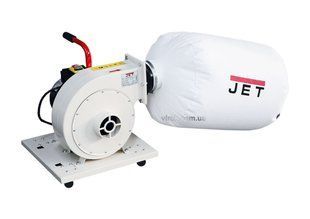 Витяжна устатковина JET DC-850 : 230 В, 0.75 кВт; продукт.- 850 м&sup3;/год, порох.збір. V=55 л
