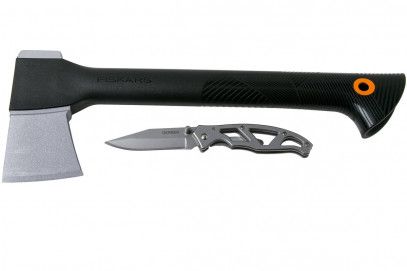 Набор Fiskars топор плотницкий малый Solid A6 (1052046) + Складной нож Gerber Paraframe™ (1027831) 1057911