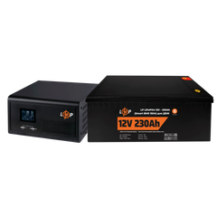 Комплект резервного питания для котла LP (LogicPower) ИБП + литиевая (LiFePO4) батарея (UPS 1000VA + АКБ LiFePO4 2944W)